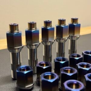 CoZi Customs Titanium Stud Conversion Kit - 20+20 M14x1.25-M14x1.5 75mm BMW