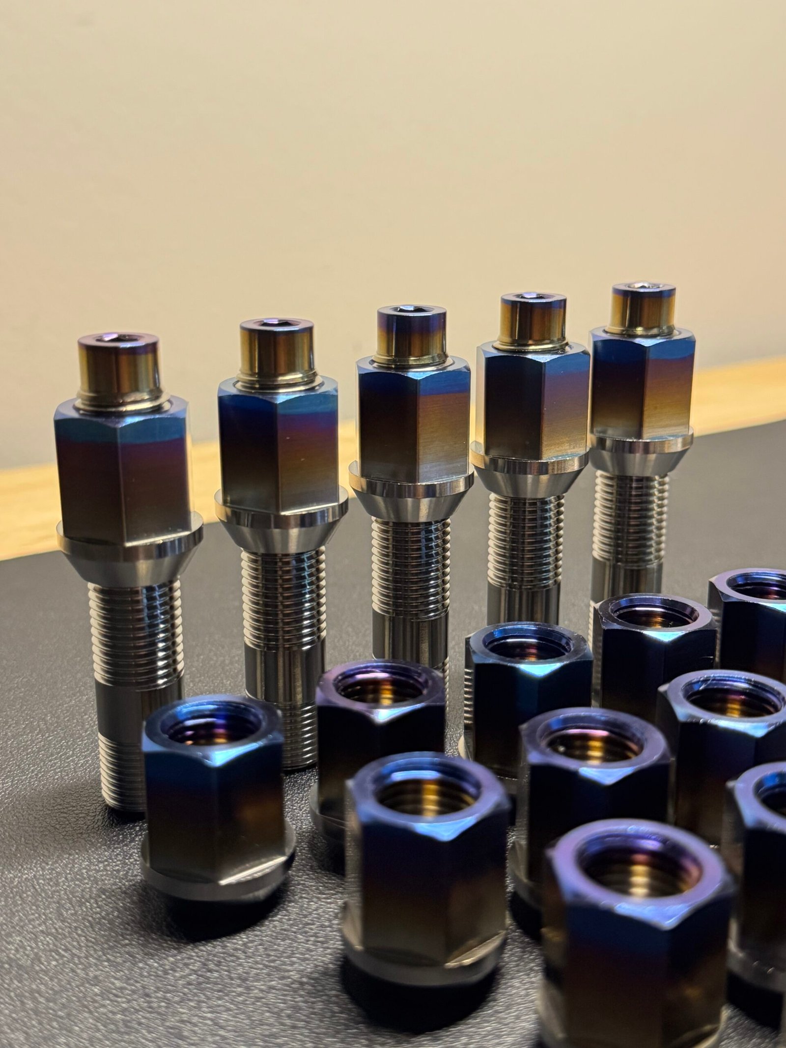 CoZi Customs Titanium Stud Conversion Kit - 20+20 M14x1.25-M14x1.5 75mm BMW